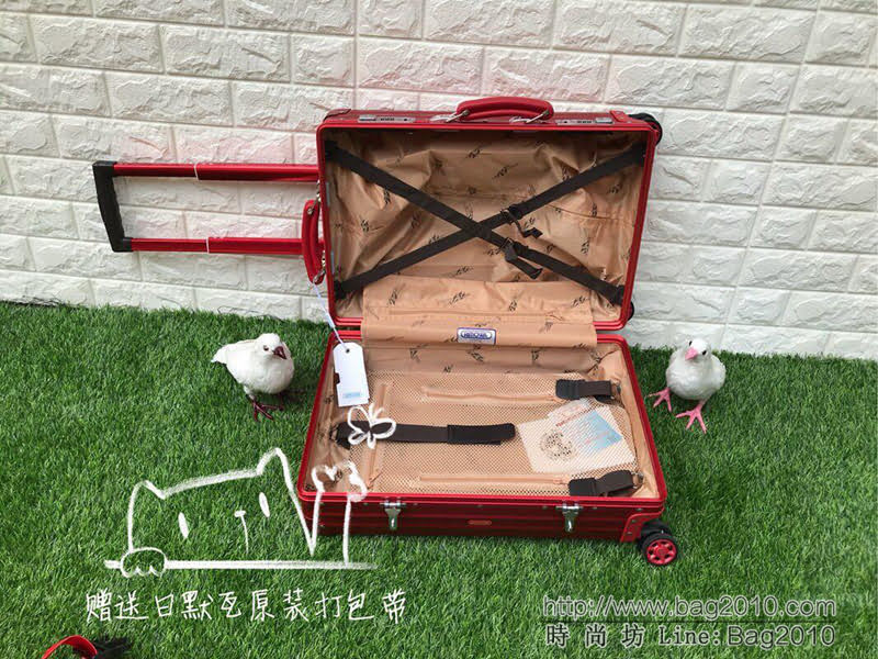 RIMOWA日默瓦 拉箱/拉杆箱 Classic flight 系列 全鋁鎂合金 8016復古款 高級手工坊精品 20寸登機箱  xbt1118